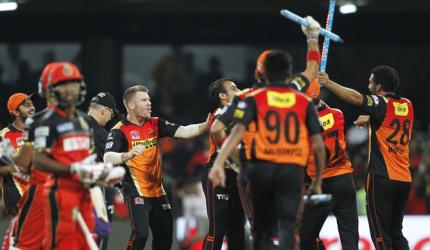 PHOTOS: Sunrisers Hyderabad outclass RCB to win IPL 9