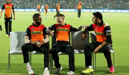 'Inspirational character' Warner led Sunrisers from the front'