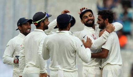 Bhuvneshwar wrecks Kiwis with fifer, India in control on Day 2