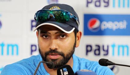 Rohit shoots down 'media claims' of him being under pressure