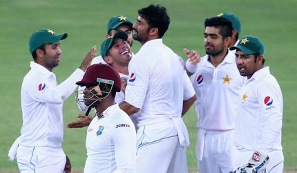 Pak strike back as West Indies trail by 264