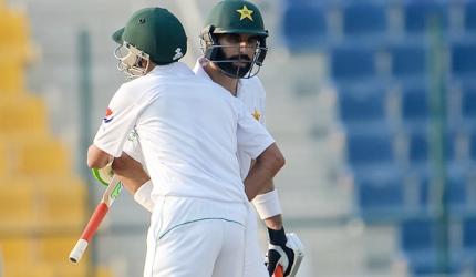 Pakistan take control of second Test v West Indies