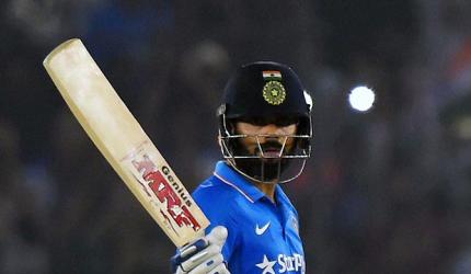 PHOTOS: Kohli's unbeaten century lifts India to victory