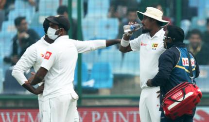 Lakmal vomits on field on Day 4 as Sri Lanka players mask up again