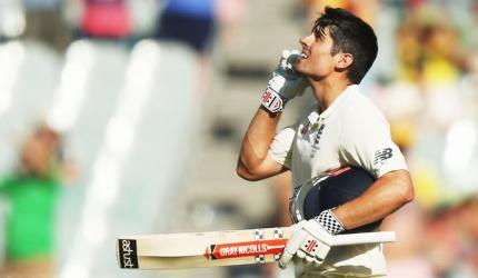 PHOTOS, 4th Ashes Test: Cook grabs ton as England savour rare dominance