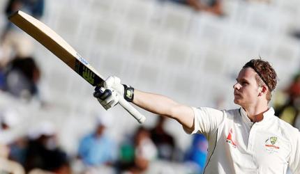 Ranchi Test: Smith ton guides Australia to good total on Day 1