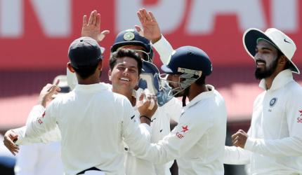 Dharamsala Test: Tendulkar impressed by debutant Kuldeep's heroics