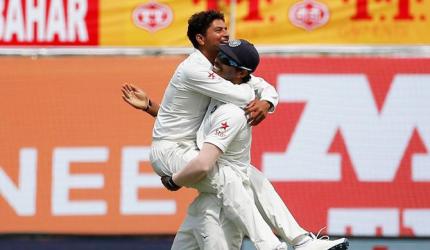 Dharamsala Test: Debutant Kuldeep shines, Smith hits ton on Day 1