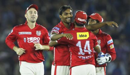 IPL PIX: Kings XI Punjab keep hopes alive after 14-run win over KKR