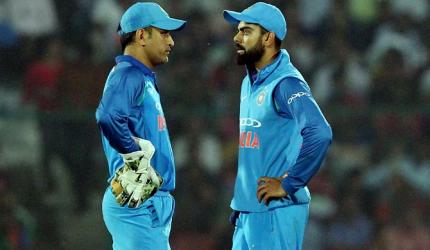 Captain Kohli takes on Dhoni's critics