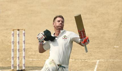 Warner's century gives Australia upperhand on Day 3