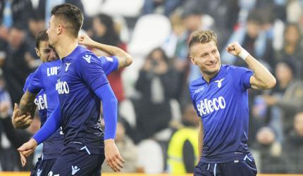 Football Briefs: Immobile hits four in Lazio rout in Serie A