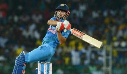 PHOTOS: Pandey, Thakur lift India to victory against SL