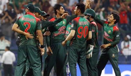 PIX: Gritty Bangladesh knock out Pakistan; set up India final