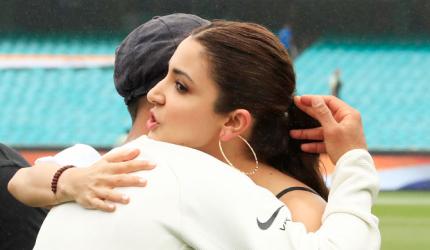 PIX; India celebrate with fans, family after historic Test series win