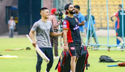 Why is Chhetri sending Kohli a bill?
