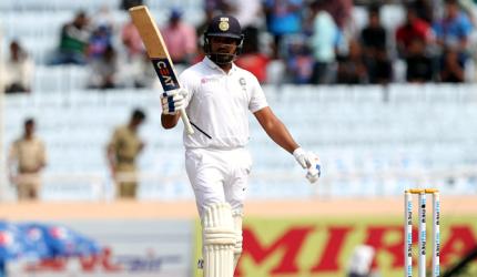 Rohit betters Bradman for Test average at home