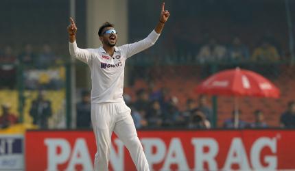 PICS: Axar shines as India take first innings lead