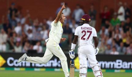 Boland disembowels the West Indies in one over