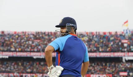 PIX: Fans pack stadium as Team India practice   