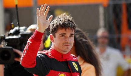 Ferrari's Leclerc claims pole position at Spanish GP