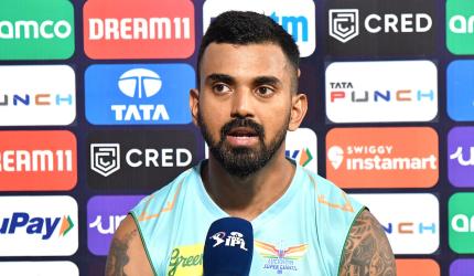 LSG captain KL Rahul reacts after loss against RCB