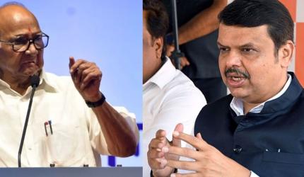 BJP MLA's slur triggers NCP-SP protest, Pawar dials Fadnavis