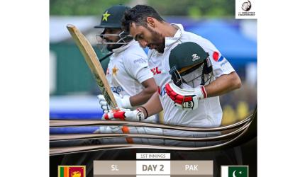 Galle Test: Saud, Salman fifties rescue Pak