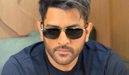 Check out Dhoni's stunning new look!