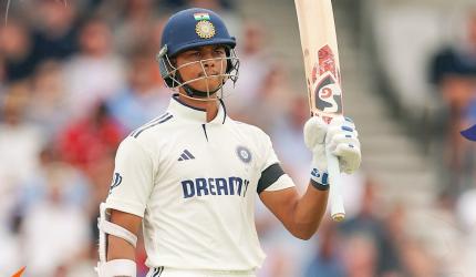 PHOTOS: Jaiswal fights on, India end Day 2 on top 