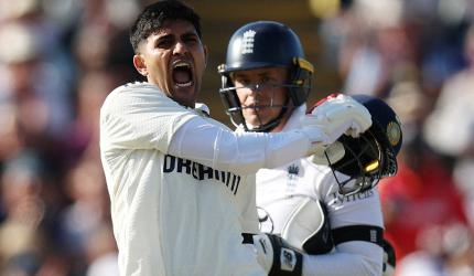 'Gill answered all questions with his bat'