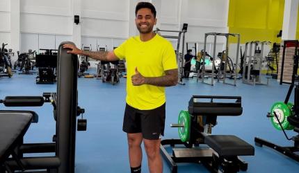 'Can't wait to be back...' Surya sweats it out in gym!