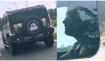 PIX: Dhoni's Prized Hummer Gets Military Makeover!