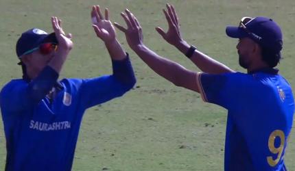 SMAT: Saurashtra edge Karnataka, Mumbai through!