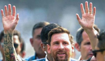 Messi in Mumbai amid 'World Cup level' security