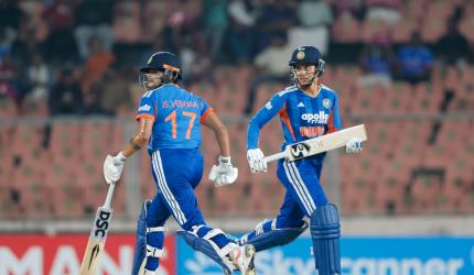 PIX: Record-breaking Smriti, Shafali add to SL's woes