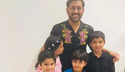 Sania's Son Meets Dhoni And Ziva