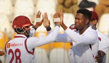 Masood, Babar fall as WI eye win in Multan