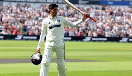 PIX: Gill's masterly 269 powers India to mammoth total
