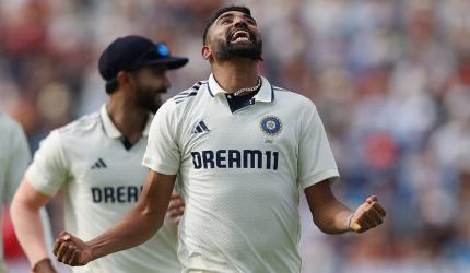 PIX: Siraj, Akash Deep Put India Back In Command