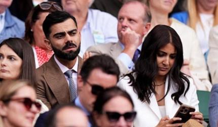 PIX: Djokovic thanks Kohli for support at Wimbledon