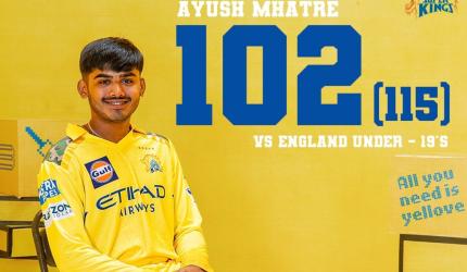 Youth Test: Mhatre shuts critics with 102 vs Eng U19