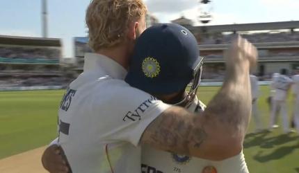 An Image For The Ages: When Stokes Hugged Jadeja