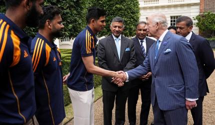 King Charles Hosts Team India at St James's Palace