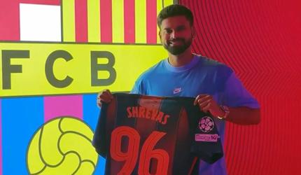 Shreyas Iyer's Memorable FC Barcelona Moment!