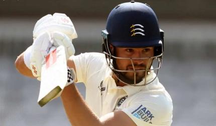 India A's bowlers struggle as England Lions take lead