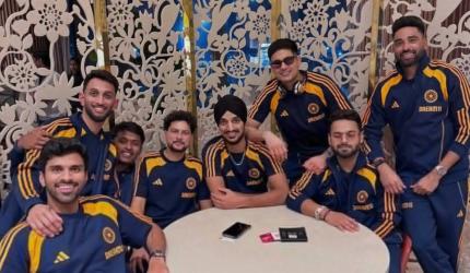 PIX: Gill-led young India depart for England 