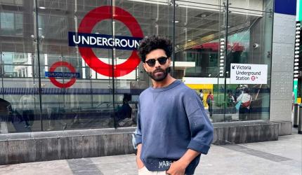 Jadeja Shares 'Good Vibes' From London