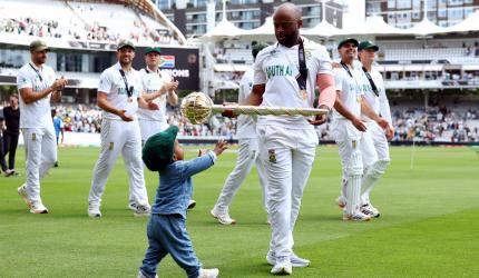 Heart-Warming PIX: Bavuma's Son Joins WTC Party!