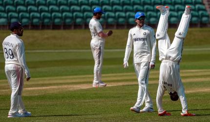 India's Test stars 'enjoy' red-ball cricket on Day 2